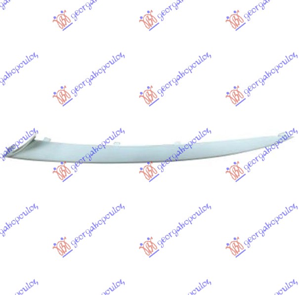 LAJSNA RESETKE PREDNJEG BRANIKA (BASIC LINE) SREBRNA - LEVO