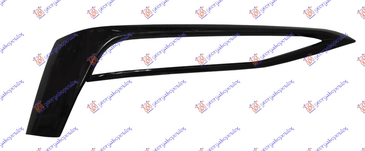 LAJSNA RESETKE PREDNJEG BRANIKA GORNJA CRNA (SPORT LINE) - DESNO