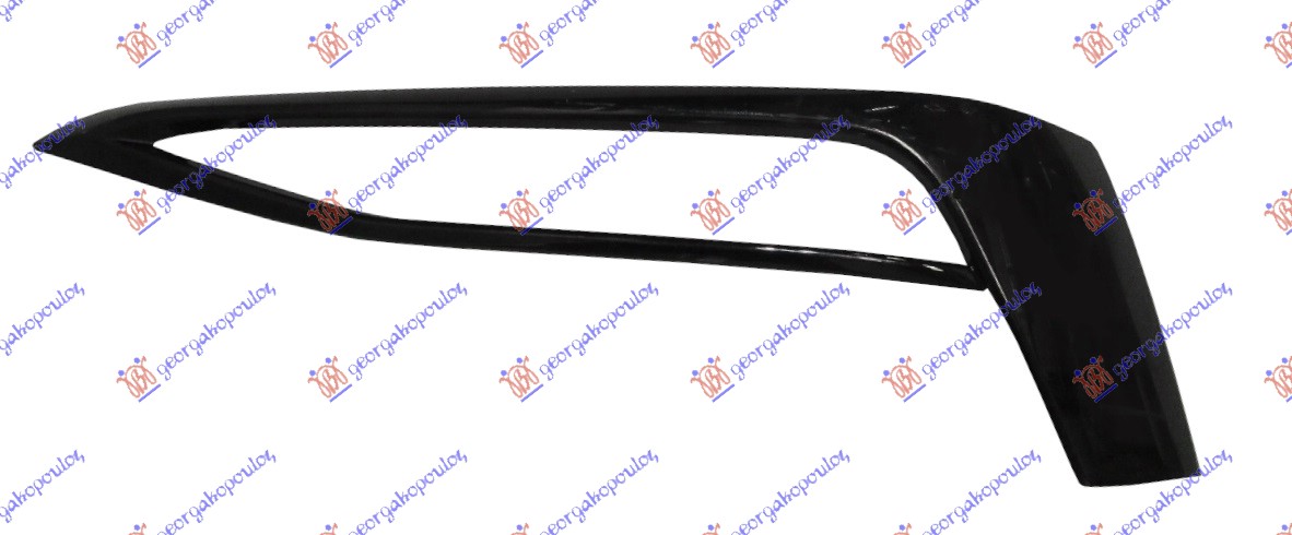 LAJSNA RESETKE PREDNJEG BRANIKA GORNJA CRNA (SPORT LINE) - LEVO