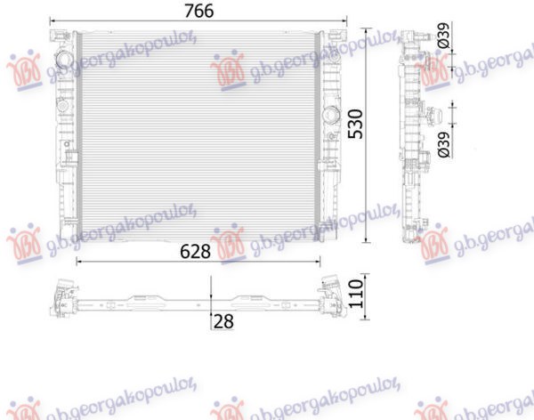 HLADNJAK MOTORA 2.0 BENZIN/HIBRID (AUTO) (628x530)