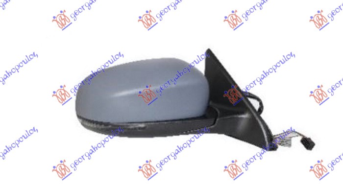RETROVIZOR ELEKTRICNI SA GREJACEM PM (MIGAVAC) (ASFERICNO STAKLO) - DESNO