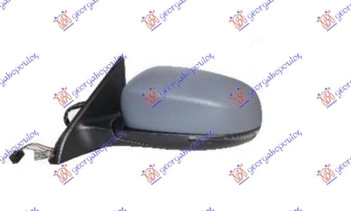 RETROVIZOR ELEKTRICNI SA GREJACEM PM (ELEKTRO-SKLOPIV) (MIGAVAC) (SVETLO) (MRTAV - LEVO