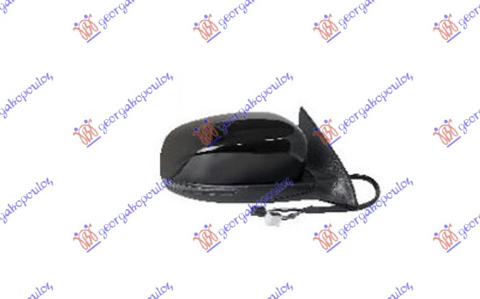 RETROVIZOR ELEKTRICNI SA GREJACEM PM (MIGAVAC) (SVETLO) - DESNO