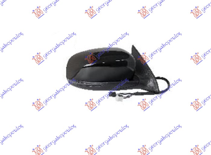 RETROVIZOR ELEKTRICNI SA GREJACEM PM (MIGAVAC) (SVETLO) (MRTAV UGAO) - DESNO