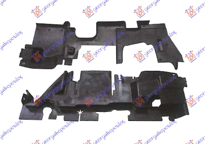 POKLOPAC HLADNJAKA VERTIKALNI PLASTICNI - LEVO