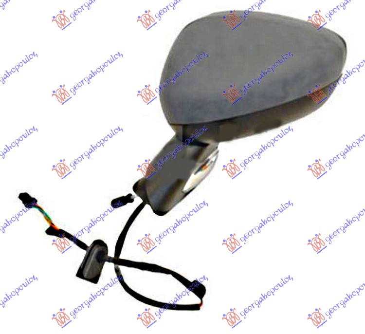 RETROVIZOR ELEKTRICNI SA GREJACEM PM (MIGAVAC) (SENZOR) (KONVEKSNO STAKLO) - DESNO