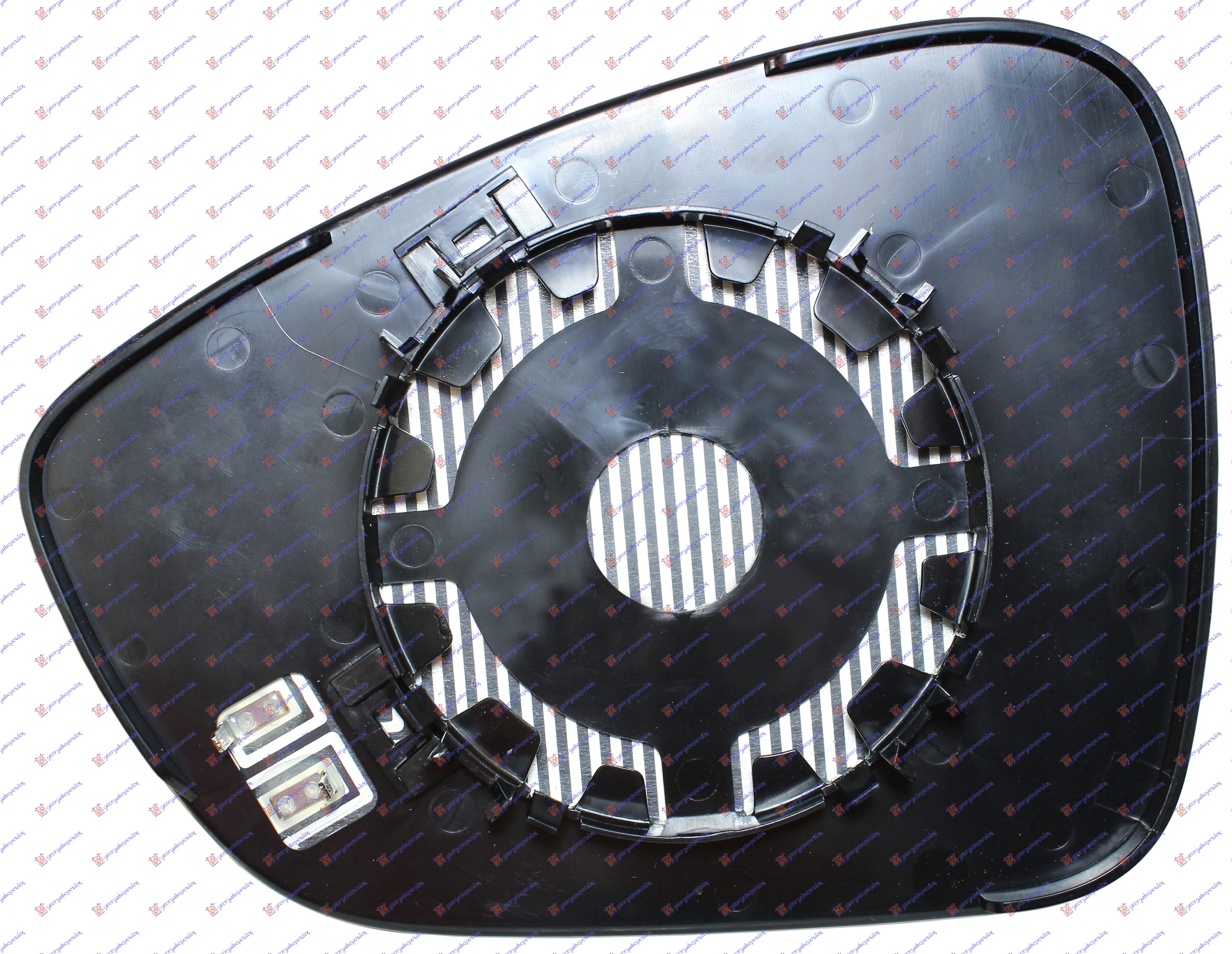 STAKLO RETROVIZORA SA GREJACEM (MRTAV UGAO) (KONVEKSNO) - DESNO