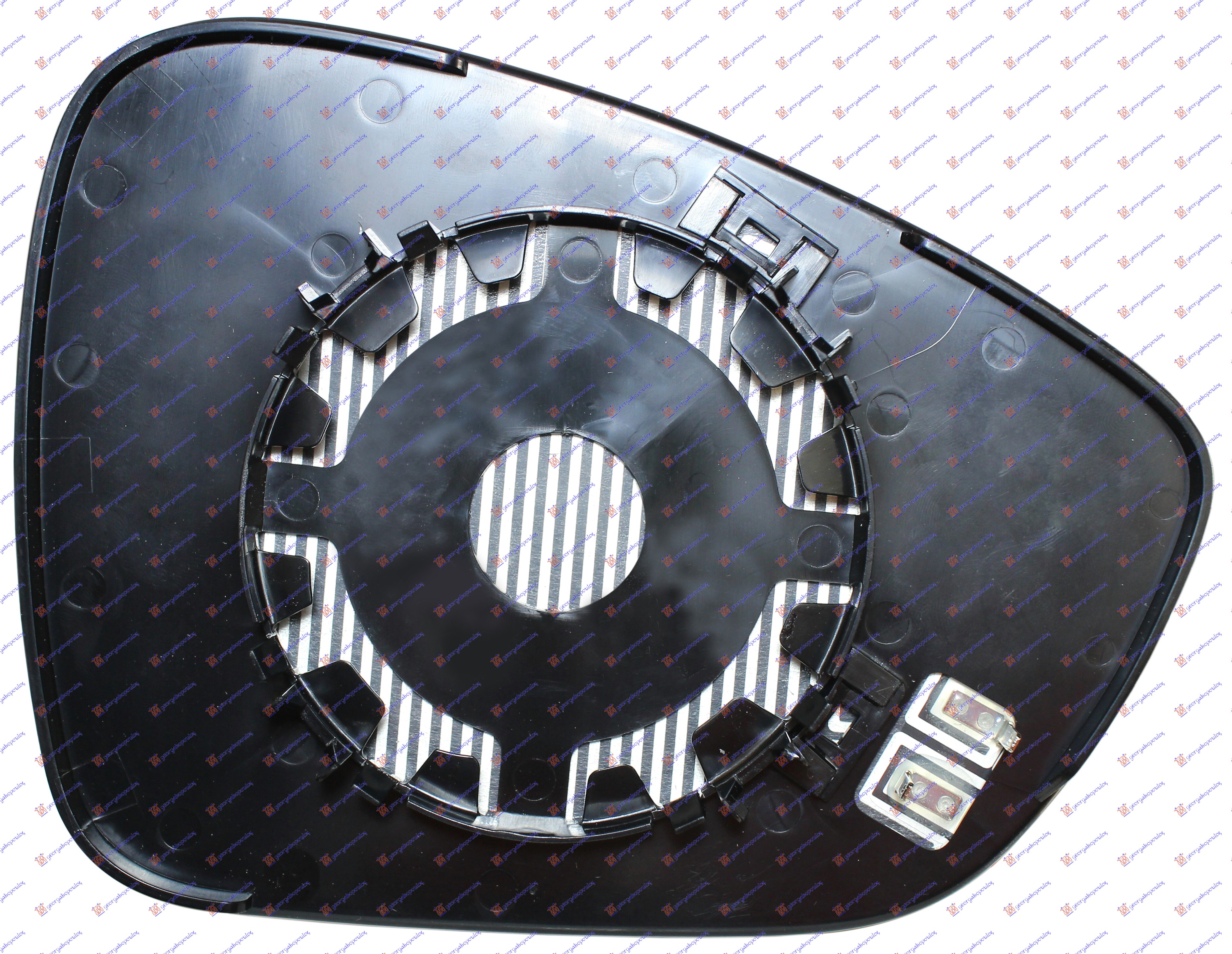 STAKLO RETROVIZORA SA GREJACEM (MRTAV UGAO) (KONVEKSNO) - LEVO