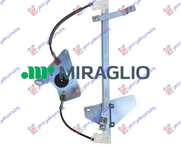 PODIZAC PREDNJEG PROZORA ELEKTRICNI (BEZ MOTORA) 5 VRATA (A KVALITET) - LEVO