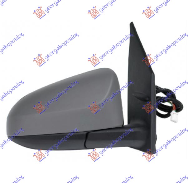 RETROVIZOR ELEKTRICNI SA GREJACEM PM (ELEKTRO-SKLOPIV) (7 PIN) - DESNO