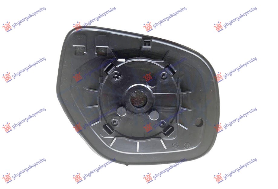 STAKLO RETROVIZORA SA GREJACEM (RETROVIZOR SA MIGAVCEM) (KONVEKSNO) - LEVO