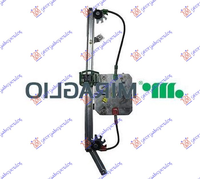 PODIZAC ZADNJEG PROZORA ELEKTRICNI (BEZ MOTORA) (A KVALITET) - LEVO
