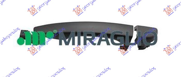 KVAKA ZADNJIH VRATA SPOLJASNJA CRNA - LEVO