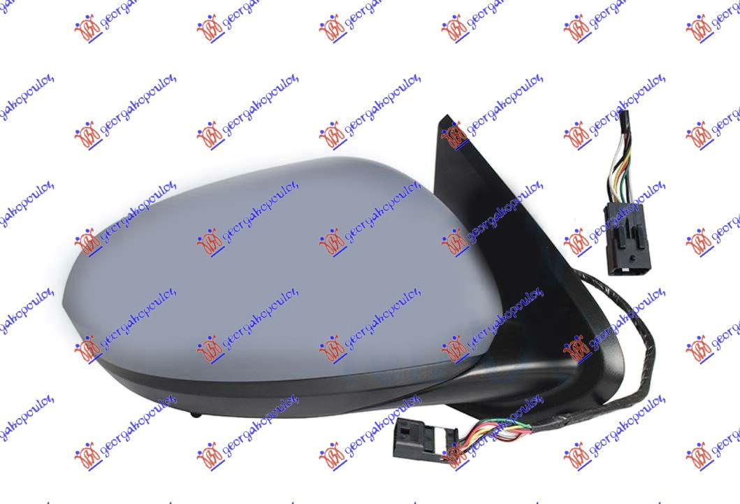 RETROVIZOR ELEKTRICNI SA GREJACEM PM (SENZOR) (7 PIN) (A KVALITET) (KONVEKSNO ST - DESNO