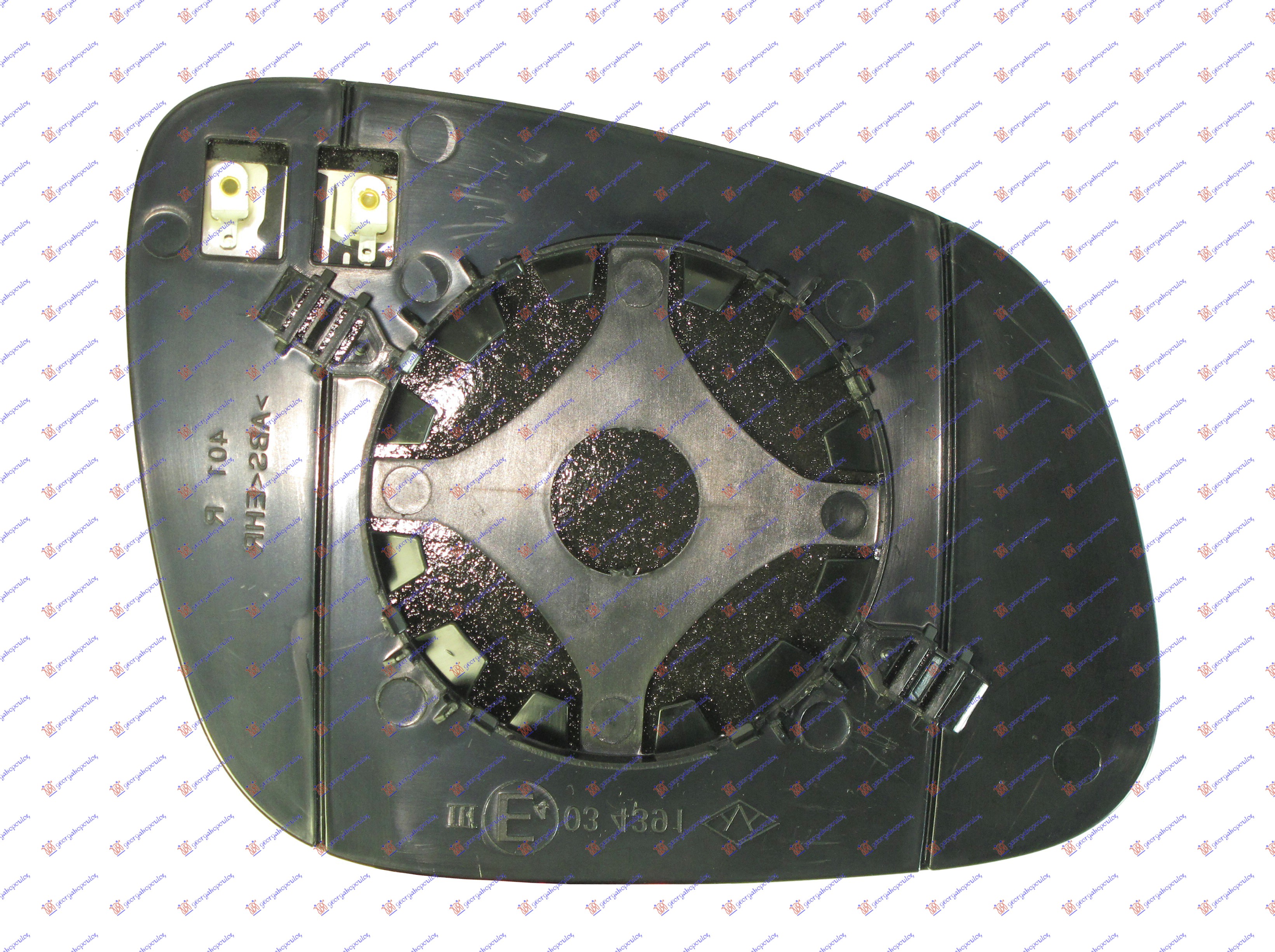 STAKLO RETROVIZORA SA GREJACEM (KONVEKSNO) - LEVO