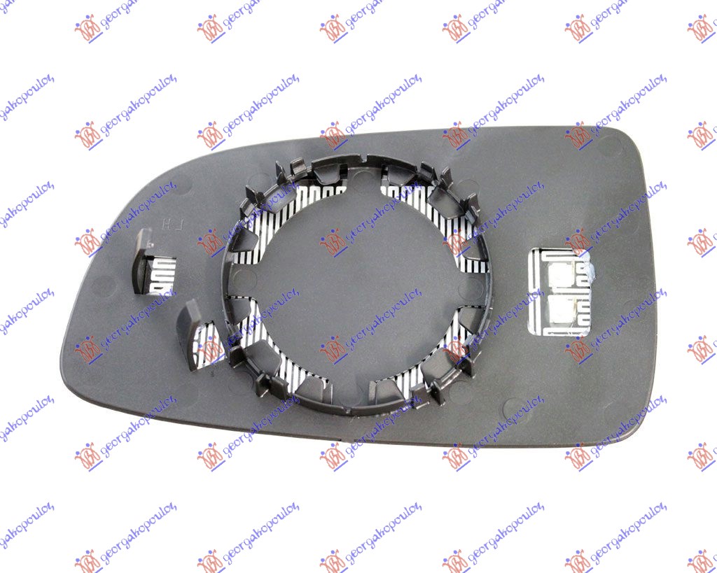 STAKLO RETROVIZORA SA GREJACEM (KONVEKSNO) - DESNO