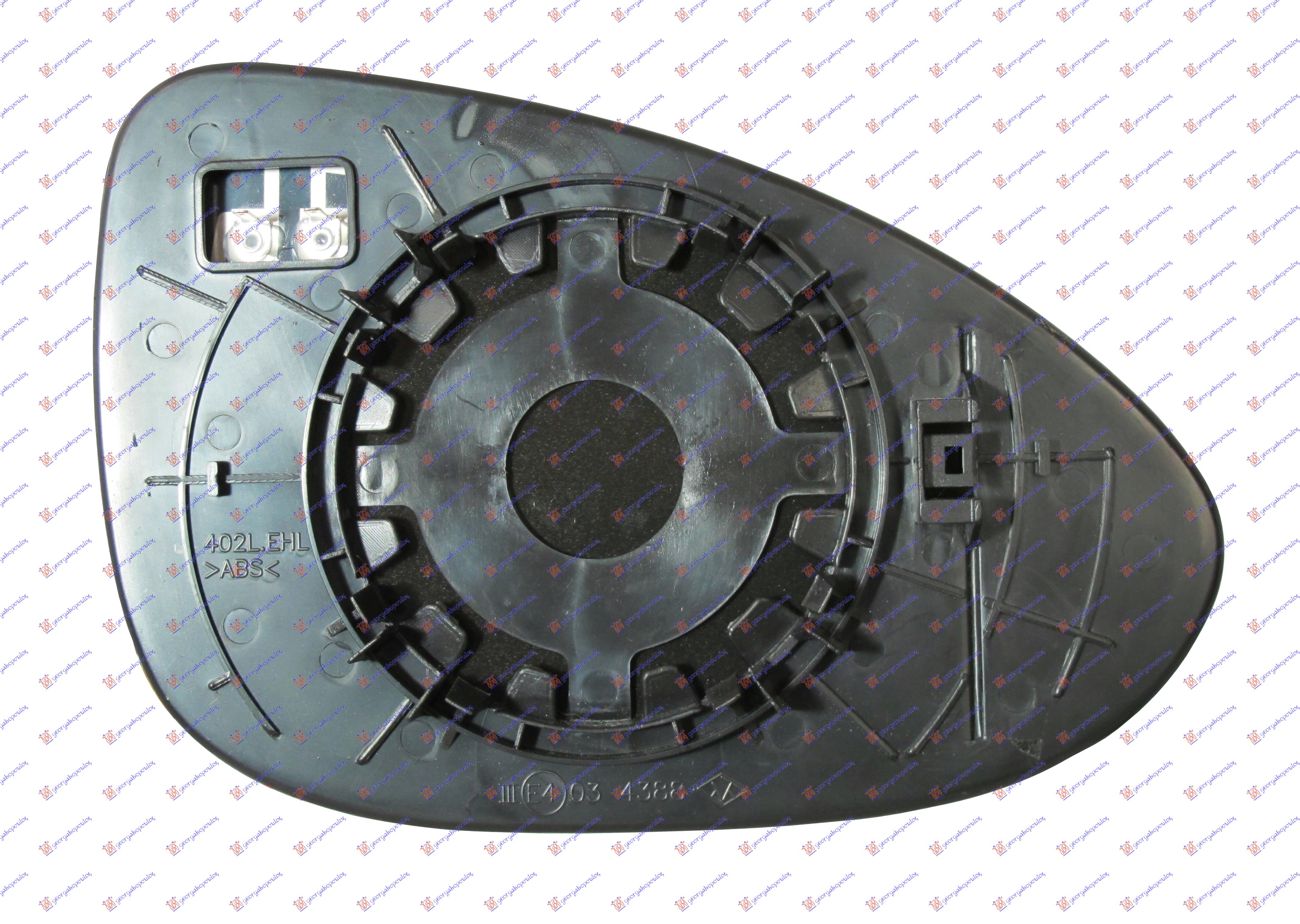 STAKLO RETROVIZORA SA GREJACEM (KONVEKSNO) - LEVO