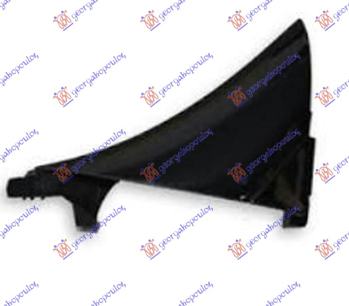 TROUGAO PORED RETROVIZORA CRNI - LEVO