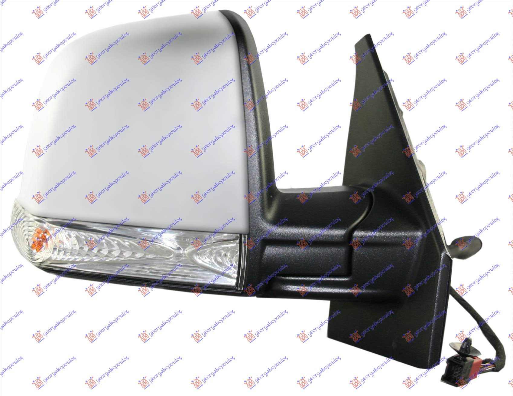 RETROVIZOR MEHANICKI SA SAJLOM (KOMBI) (MIGAVAC) (KONVEKSNO STAKLO) - DESNO