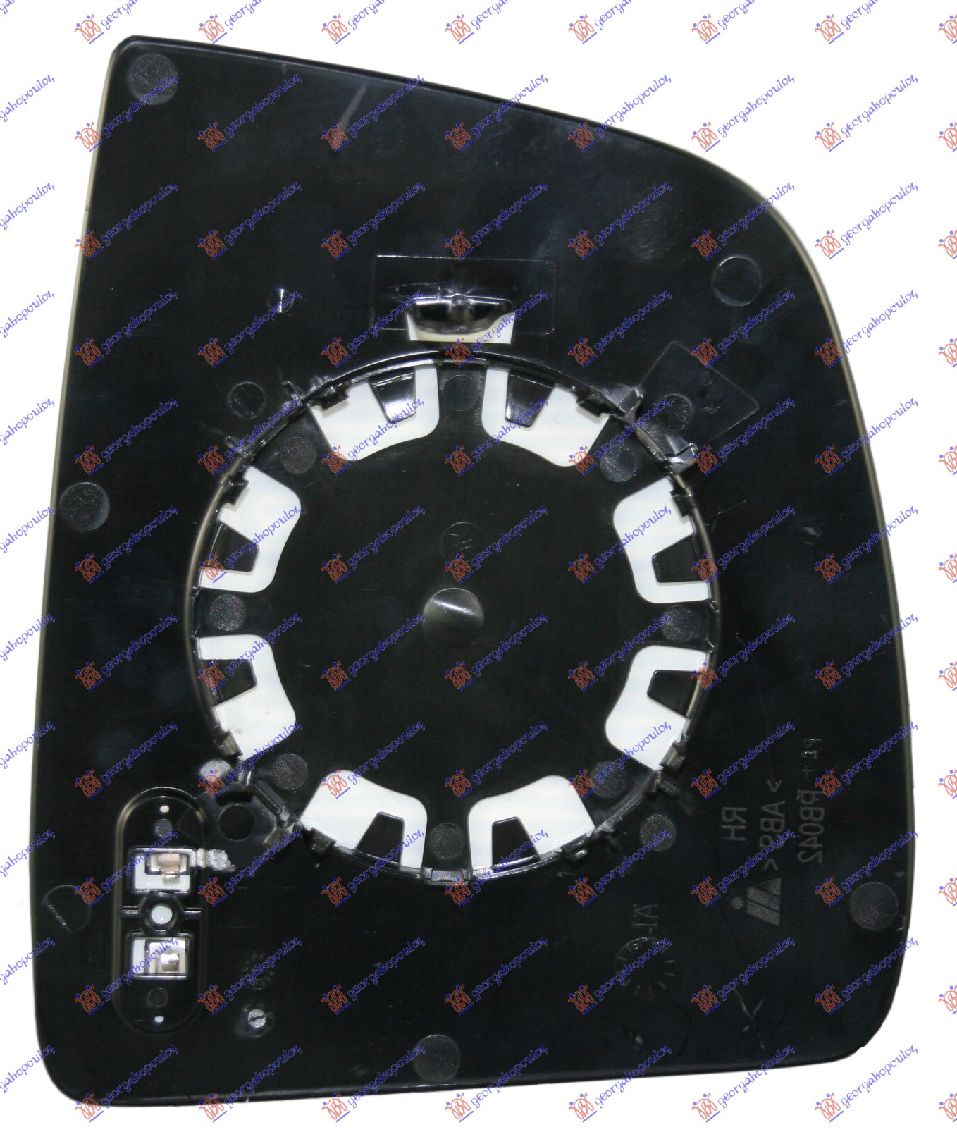 STAKLO RETROVIZORA SA GREJACEM (KONVEKSNO) - LEVO