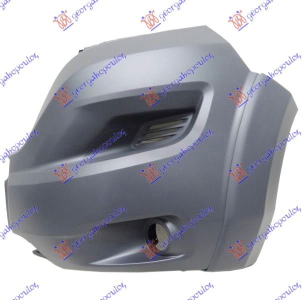 KRAJ PREDNJEG BRANIKA CRNI (SA MAGLENKOM) (MAXI) (MODEL SA PLASTICNIM  RUBOM NA  - LEVO