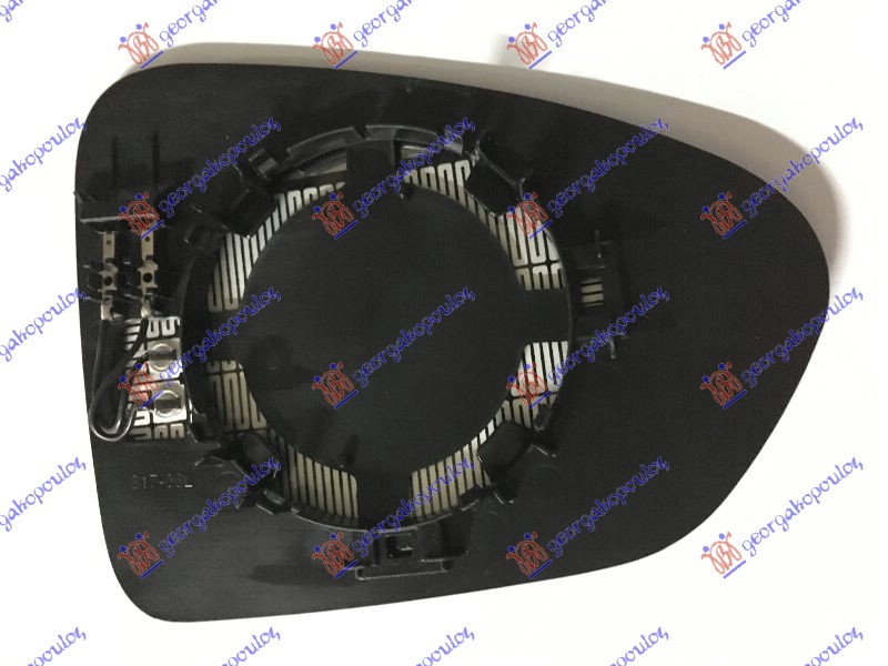 STAKLO RETROVIZORA SA GREJACEM (KONVEKSNO) - LEVO