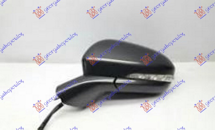 RETROVIZOR ELEKTRICNI SA GREJACEM PM (ELEKTRO-SKLOPIV) (MIGAVAC) (SVETLO) NOSAC 