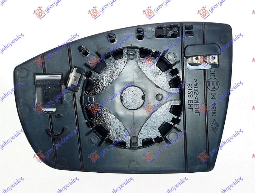 STAKLO RETROVIZORA SA GREJACEM (MRTAV UGAO) (ASFERICNO) - LEVO