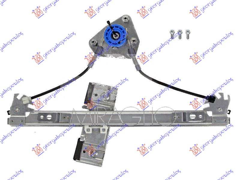 PODIZAC PREDNJEG PROZORA ELEKTRICNI (BEZ MOTORA) 5 VRATA (A KVALITET) - LEVO