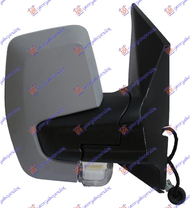 RETROVIZOR ELEKTRICNI SA GREJACEM PM (MIGAVAC) (KONVEKSNO STAKLO) - DESNO