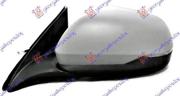 RETROVIZOR ELEKTRICNI SA GREJACEM PM (ELEKTRO-SKLOPIV) (MIGAVAC) - LEVO