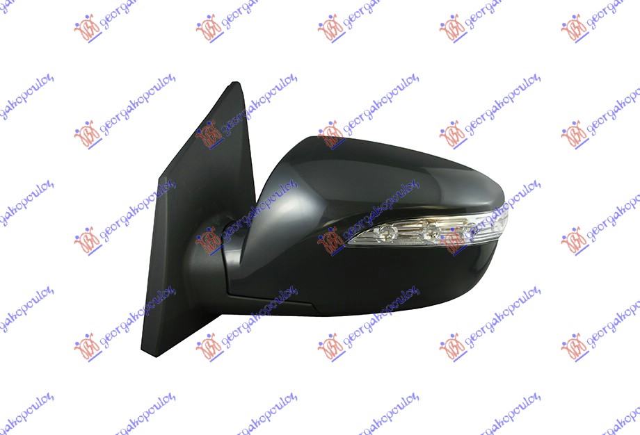 RETROVIZOR ELEKTRICNI SA GREJACEM (MIGAVAC) (A KVALITET) (KONVEKSNO STAKLO) - LEVO