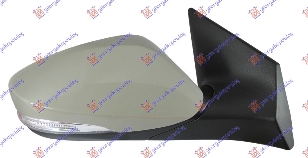 RETROVIZOR ELEKTRICNI SA GREJACEM (MIGAVAC) (KONVEKSNO STAKLO) - DESNO