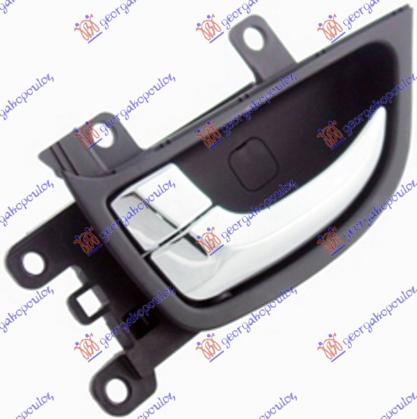 KVAKA ZADNJIH VRATA UNUTRASNJA HROM/CRNA - LEVO