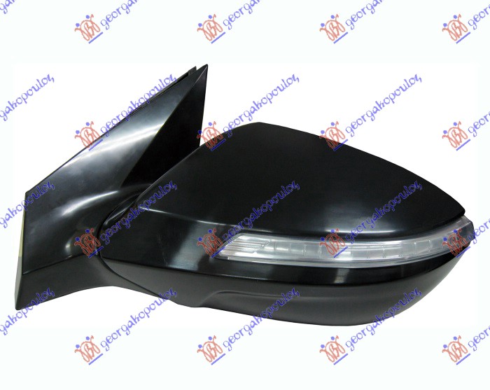 RETROVIZOR ELEKTRICNI SA GREJACEM PM (ELEKTRO-SKLOPIV) (MIGAVAC) (ASFERICNO STAK - LEVO