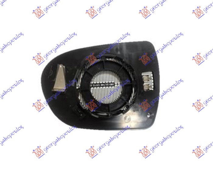 STAKLO RETROVIZORA SA GREJACEM (KONVEKSNO) - DESNO