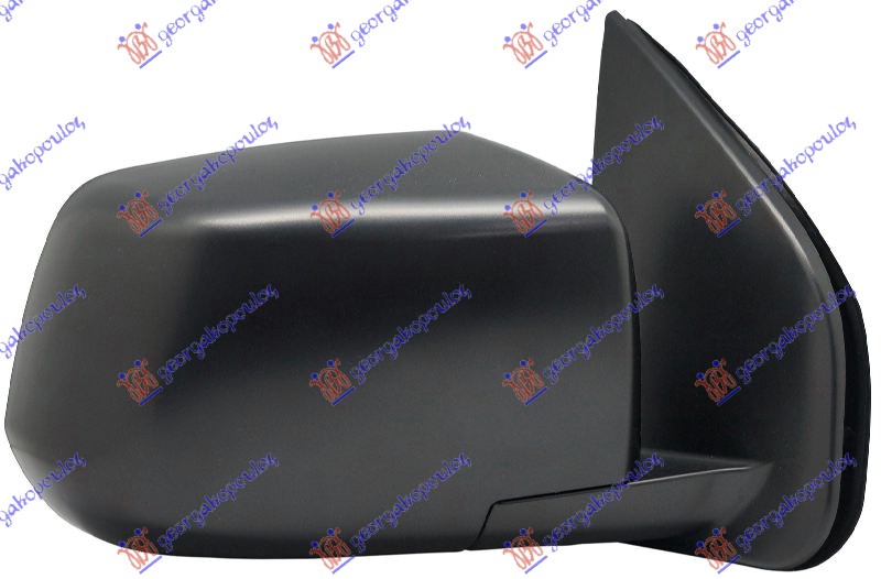 RETROVIZOR ELEKTRICNI CRNI (4 PIN) (A KVALITET) (KONVEKSNO STAKLO) - DESNO