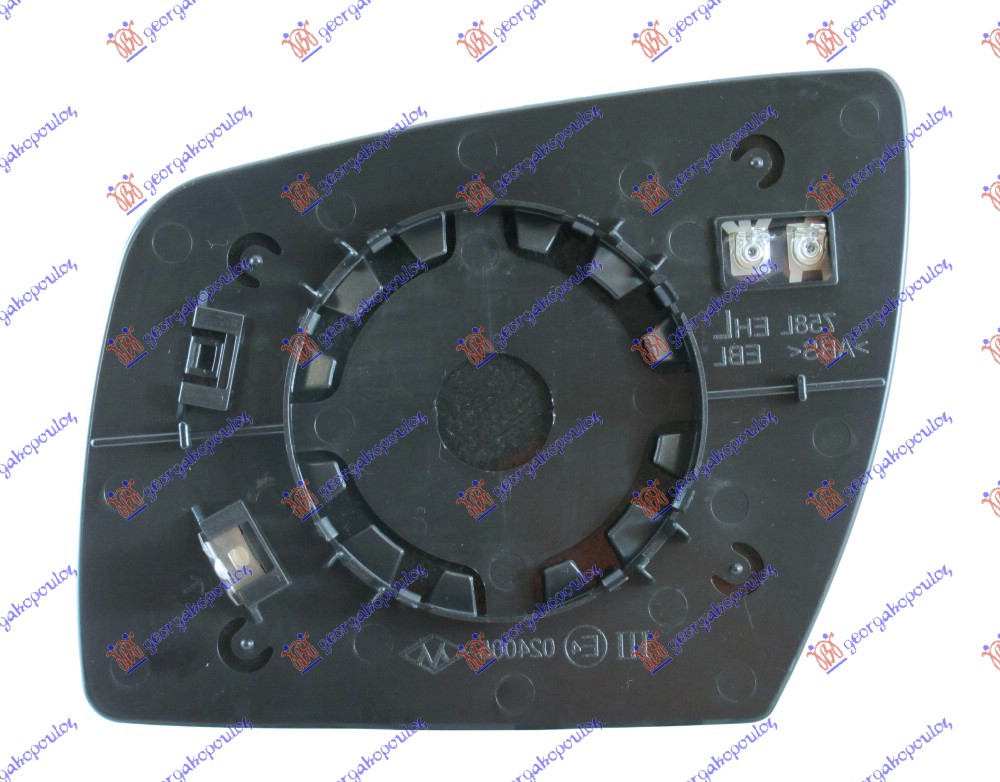 STAKLO RETROVIZORA SA GREJACEM (KONVEKSNO) - DESNO