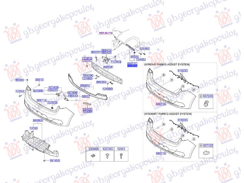 NOSAC PREDNJEG BRANIKA BOCNI PLASTICNI (O) - DESNO