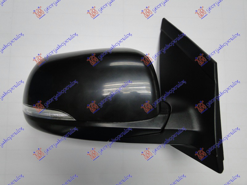 RETROVIZOR ELEKTRICNI SA GREJACEM PM (ELEKTRO-SKLOPIV) (MIGAVAC) (8 PIN) (KONVEK - DESNO