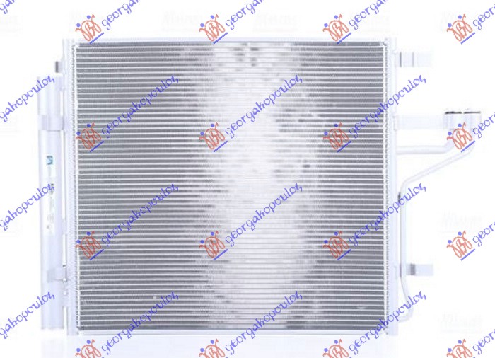 HLADNJAK KLIME 1.0/1.2 BENZIN (400x380x12) (MARELLI)