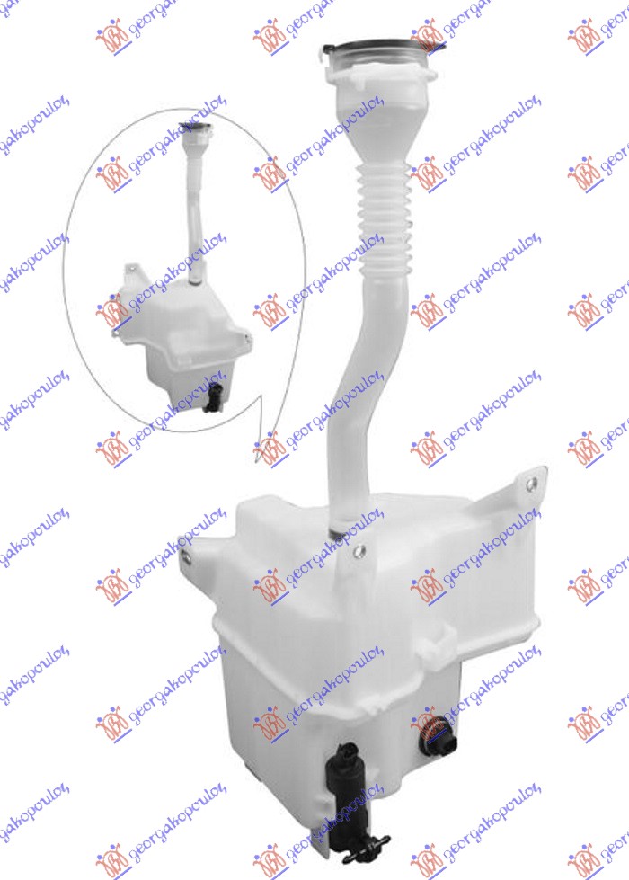 POSUDA ZA TECNOST BRISACA (MOTOR) (POKLOPAC) (GRLO) (PRSKALICE FAROVA) (SENZOR N