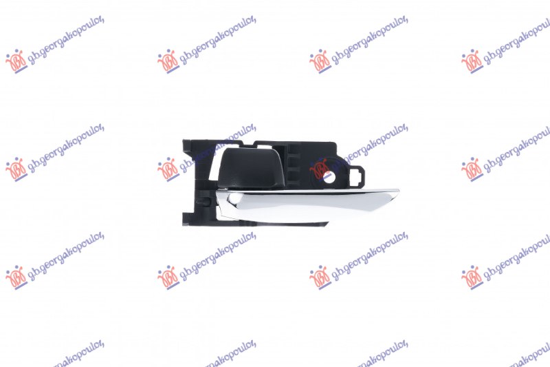 KVAKA PREDNJIH/ZADNJIH VRATA UNUTRASNJA HROM/CRNA - LEVO