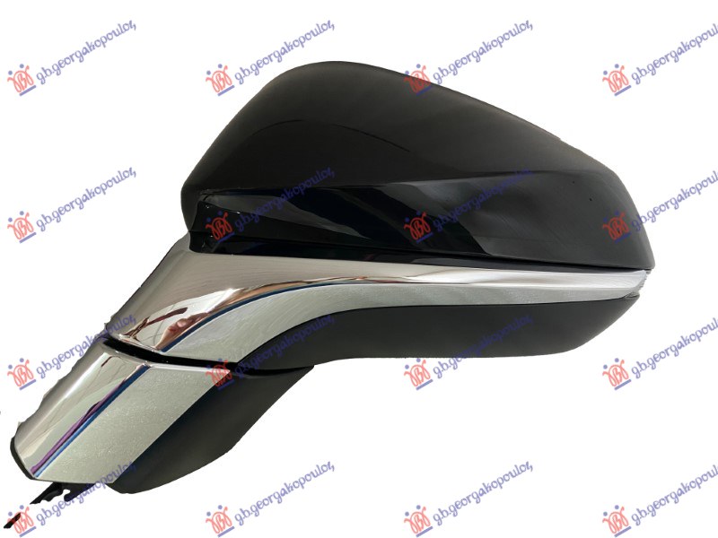 RETROVIZOR ELEKTRICNI SA GREJACEM (MIGAVAC) (10 PIN) - LEVO