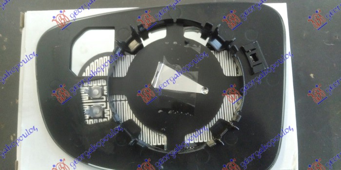 STAKLO RETROVIZORA SA GREJACEM (KONVEKSNO) - DESNO