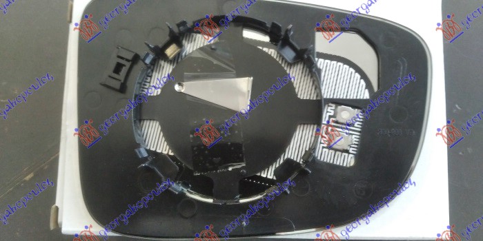 STAKLO RETROVIZORA SA GREJACEM (ASFERICNO) - LEVO