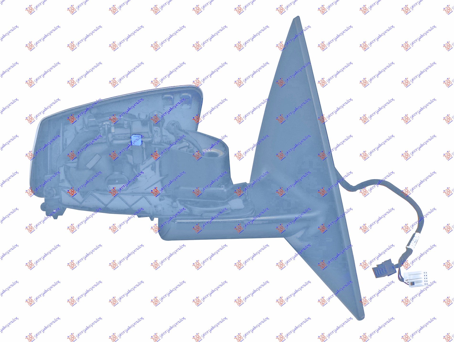 RETROVIZOR (BEZ POKLOPCA) ELEKTRICNI SA GREJACEM (ELEKTRO-SKLOPIV) (MEMORIJA) (1 - DESNO