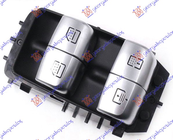 PREKIDAC U ZADNJIM VRATIMA L=D (CRNI NOSAC/SREBRNI TASTER) (ZAVESICA I PANORAMSK