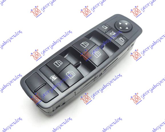 PREKIDAC U PREDNJIM VRATIMA CRNI (4 TASTERA) (ELEKTRO-SKLOPIV RETROVIZOR) (3 PIN