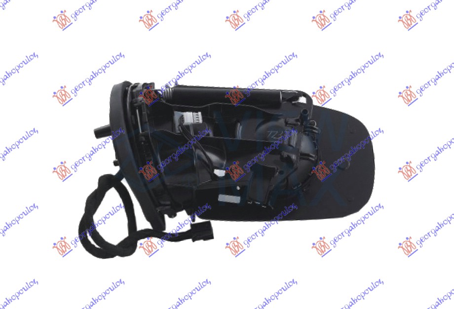 RETROVIZOR (BEZ POKLOPCA) ELEKTRICNI SA GREJACEM (ELEKTRO-SKLOPIV) (A KVALITET)  - LEVO